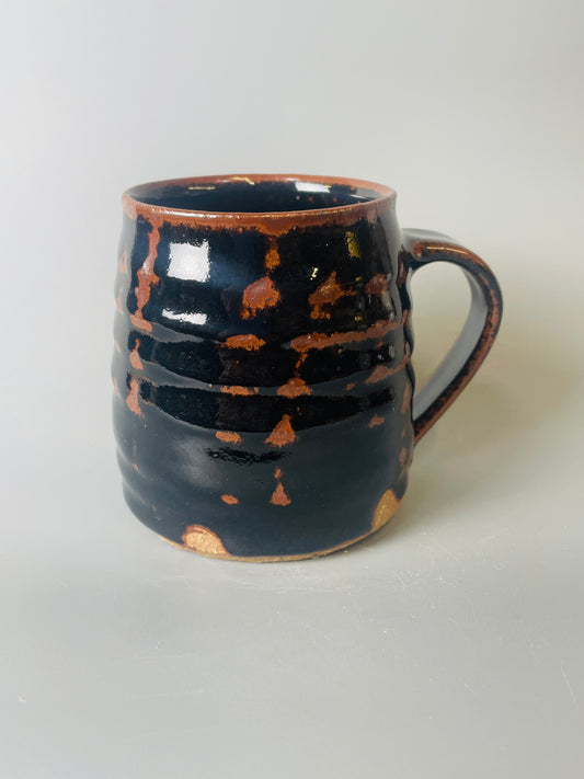 Mug, temmoku, swipes T1486