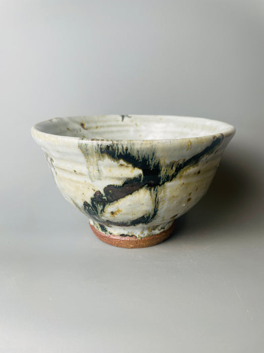 Bowl, nuka, temmoku T1491