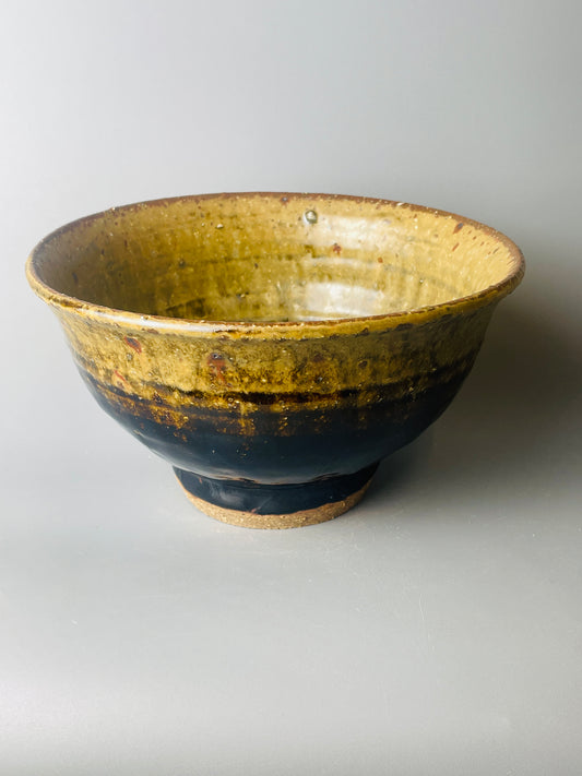 Bowl, temmoku, ash T1504