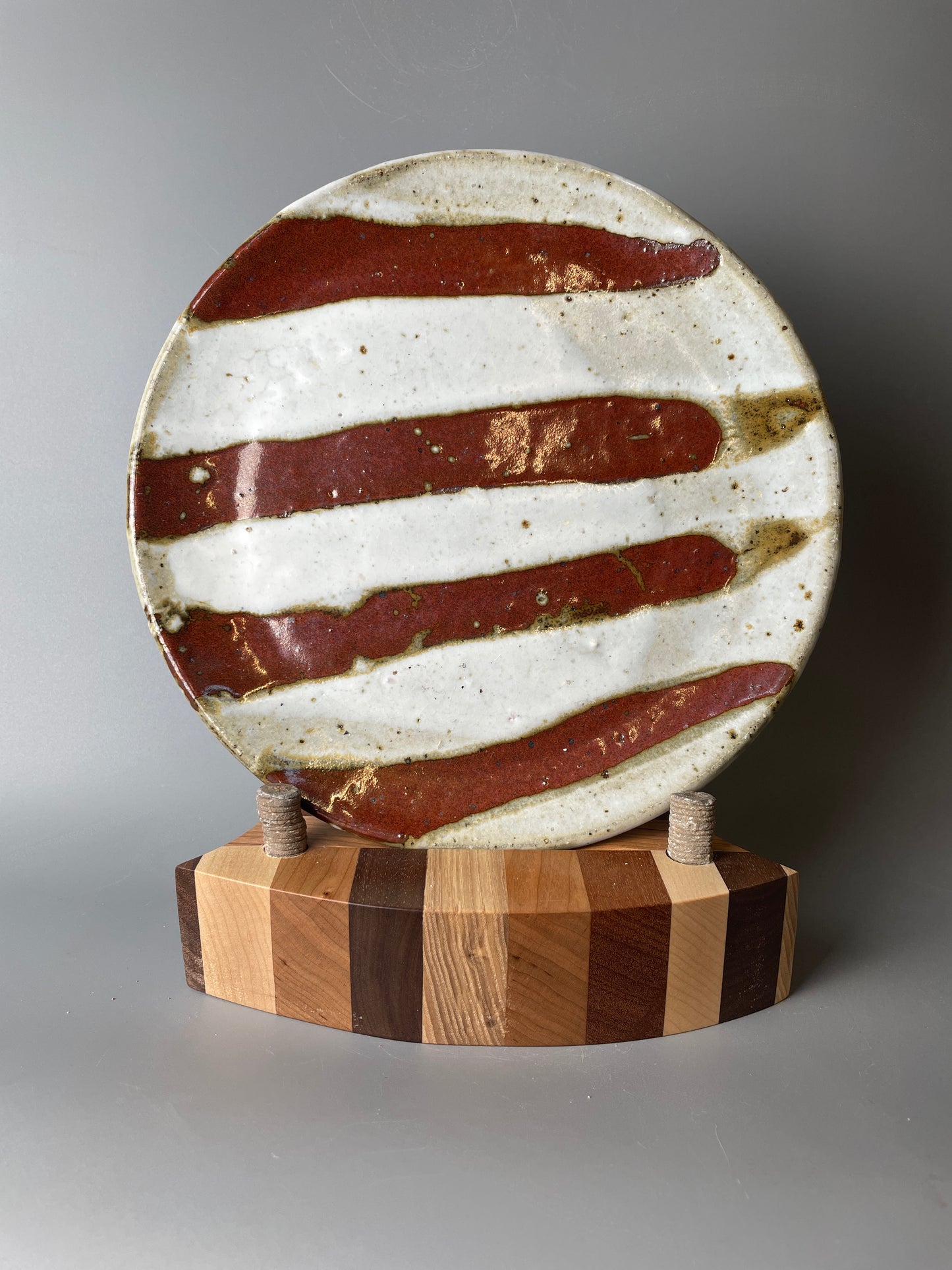 Medium plate, nuka kaki, T1522