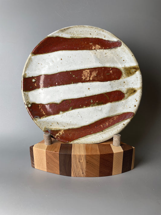 Medium plate, nuka kaki, T1522