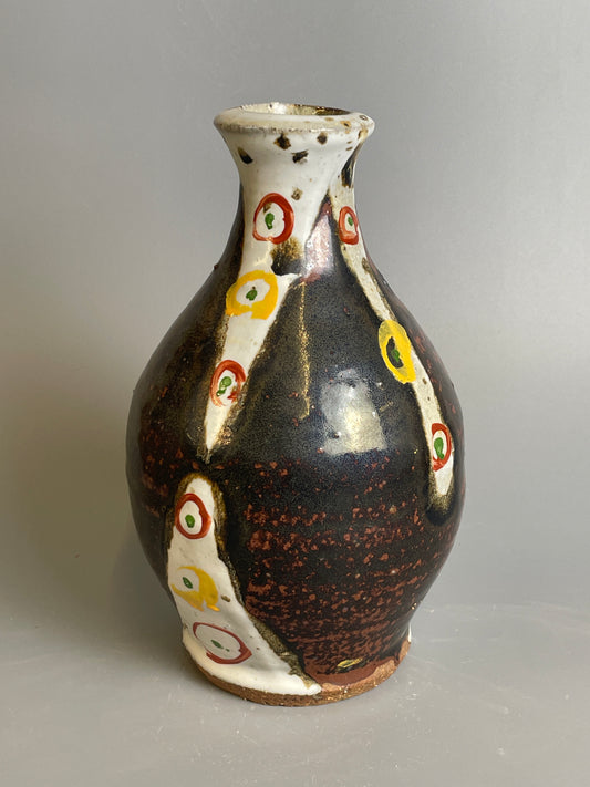 Bud vase, jian, nuka, enamel, T929