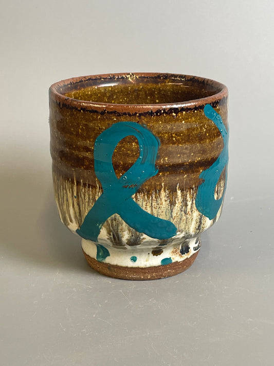 Yunomi, ame, nuka, enamel T953