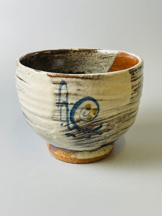 Bowl, hakeme, iron, cobalt T714