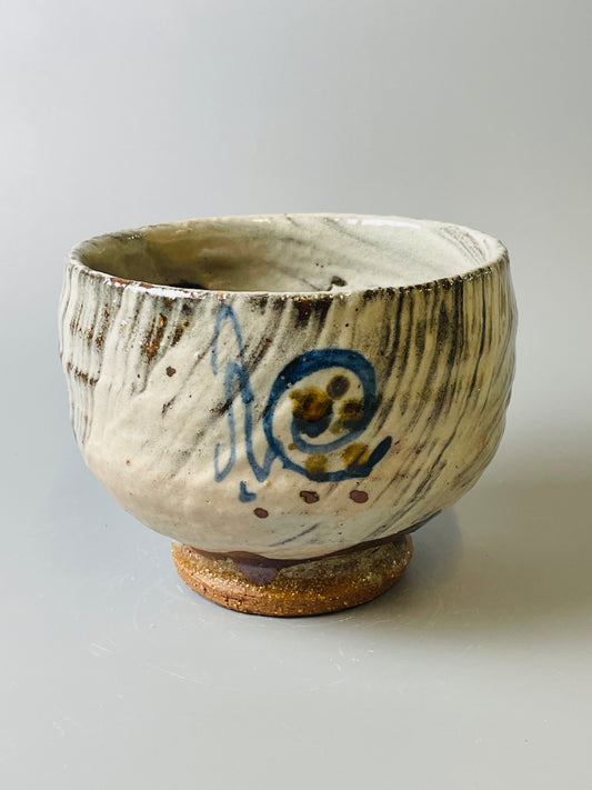 Bowl, hakeme, iron, cobalt T716