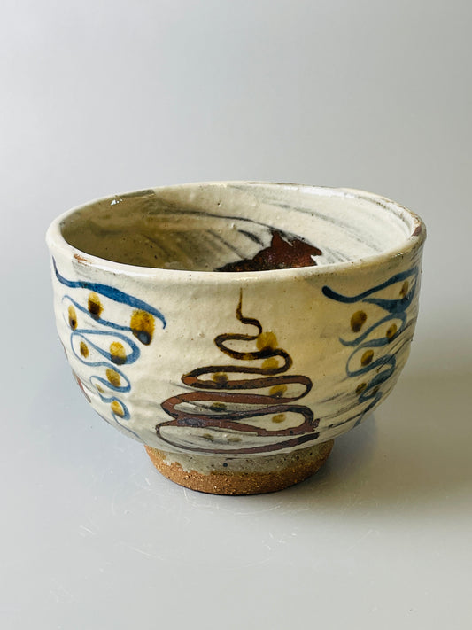 Bowl, hakeme, iron, cobalt T718