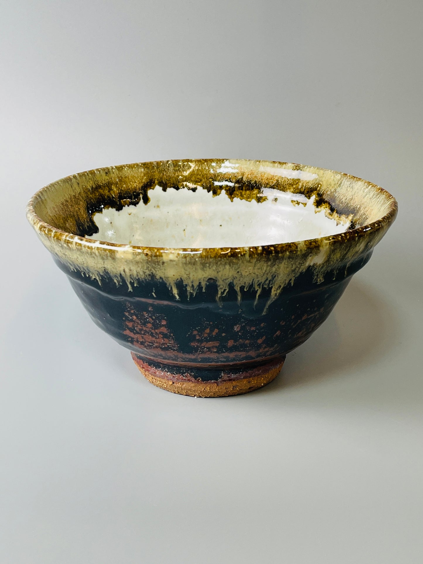 Wide bowl, temmoku, nuka, T869