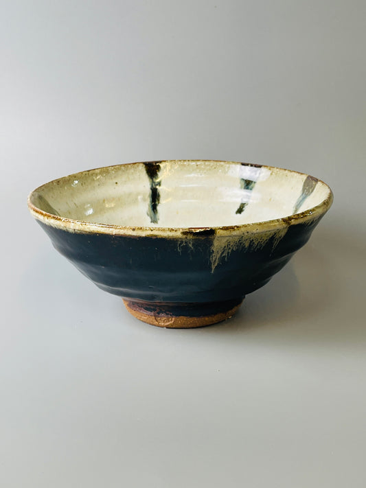 Wide bowl, temmoku, nuka, T875
