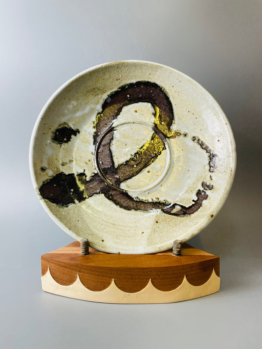 Large plate, 27cm dia. nuka, jian, T906