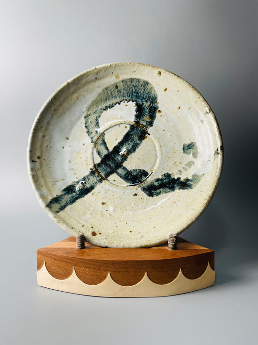 Large plate, 27cm dia., nuka, jian, T909