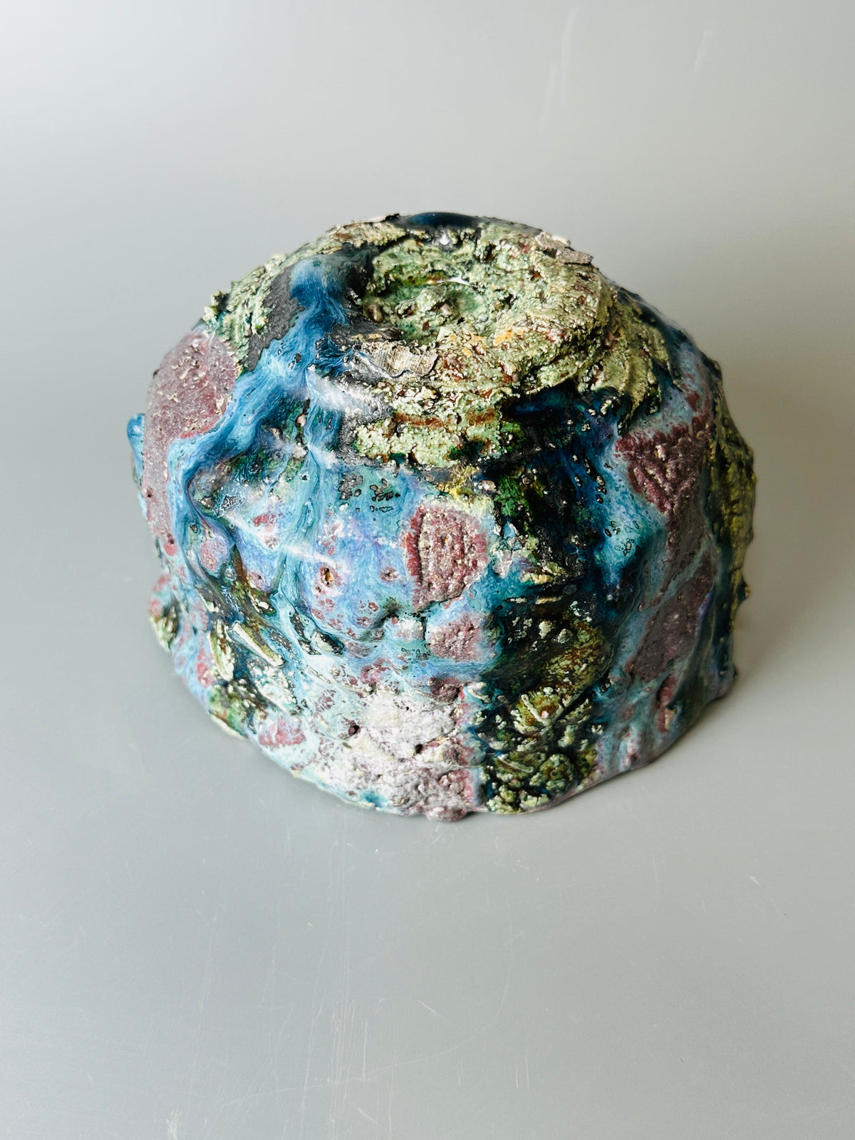 Shiga-oribe teabowl A294