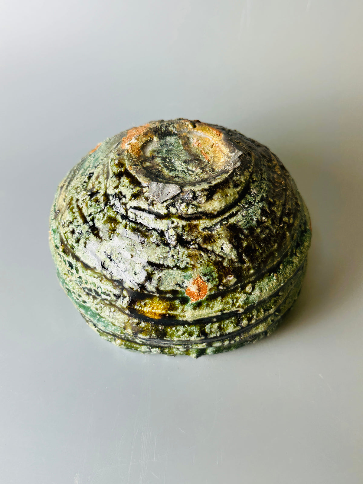 Shiga-oribe teabowl A302