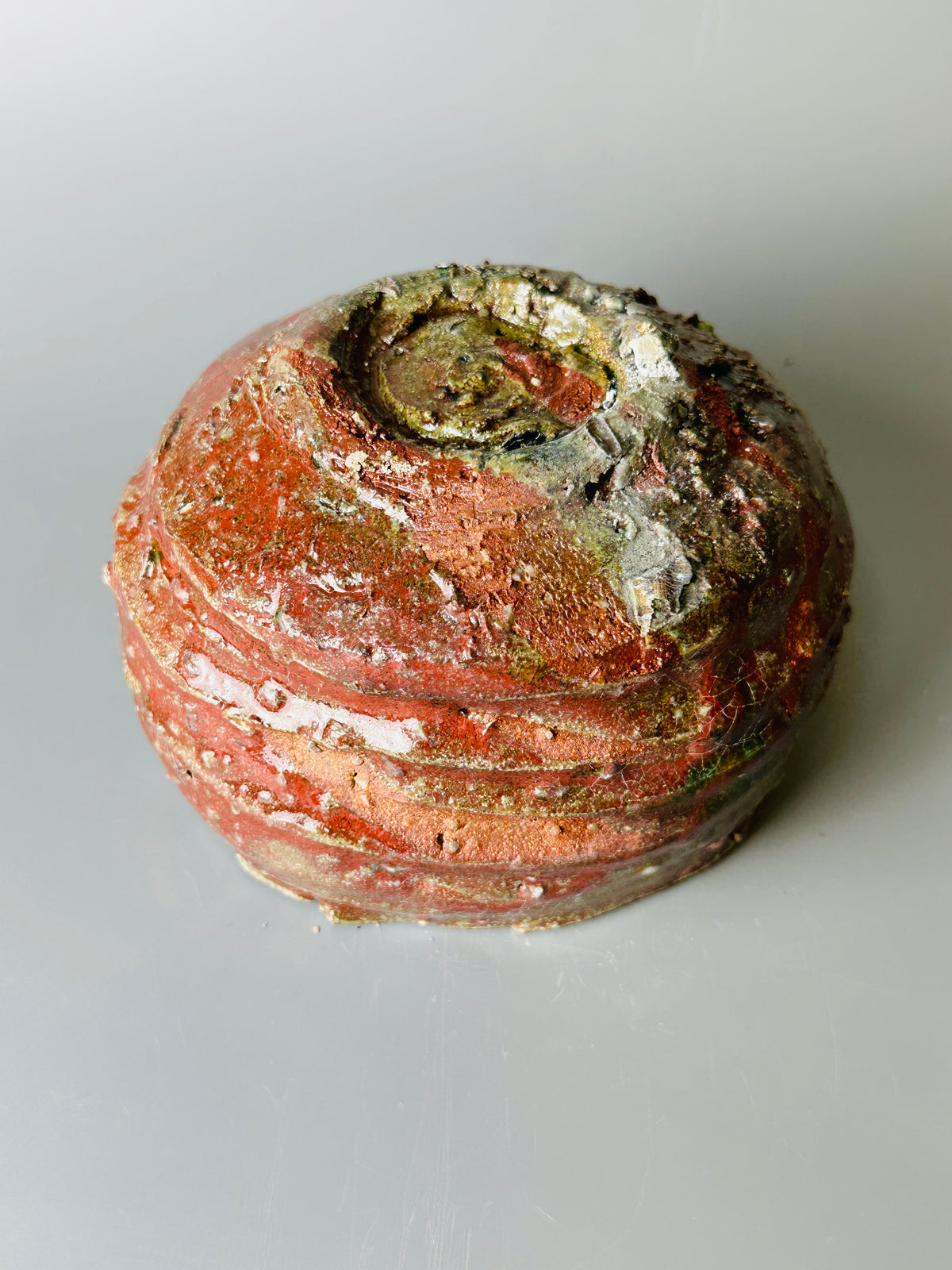Shiga-oribe teabowl A305