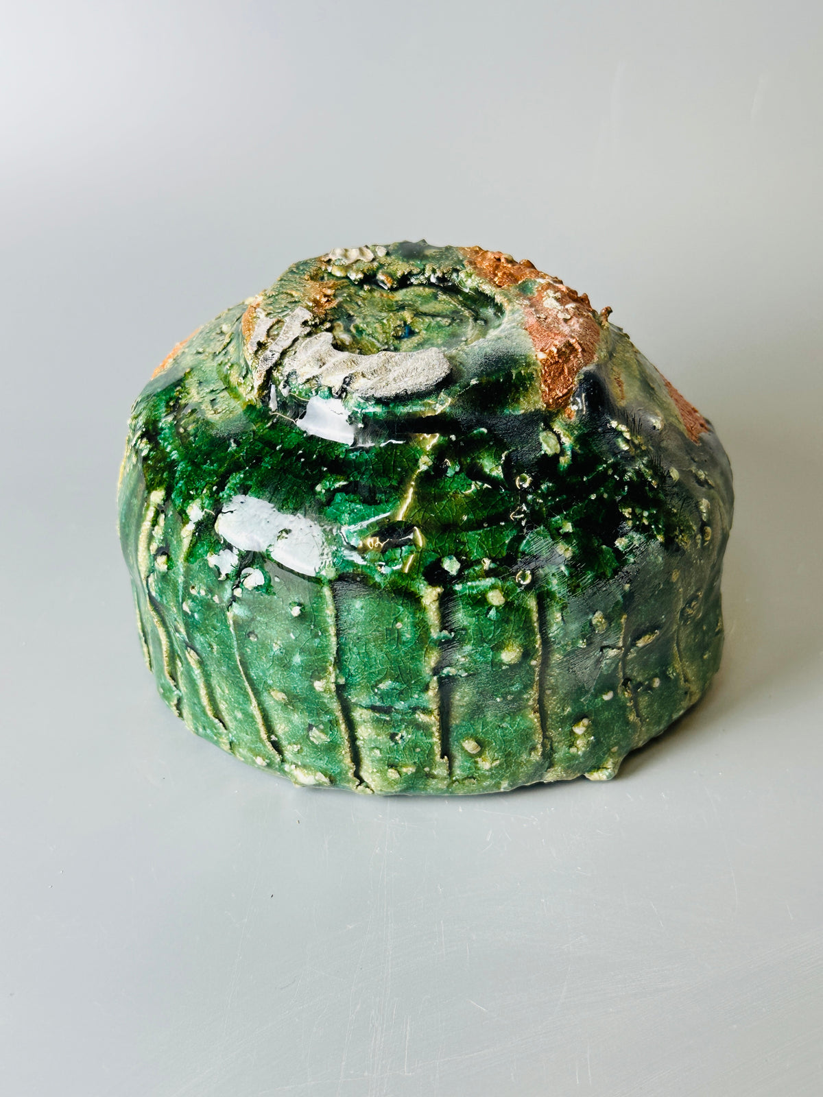 Shiga-oribe teabowl A310