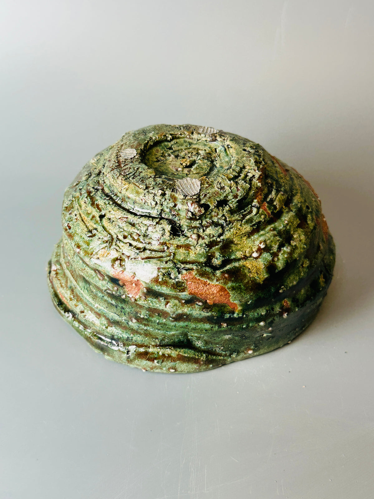 Shiga-oribe teabowl A315