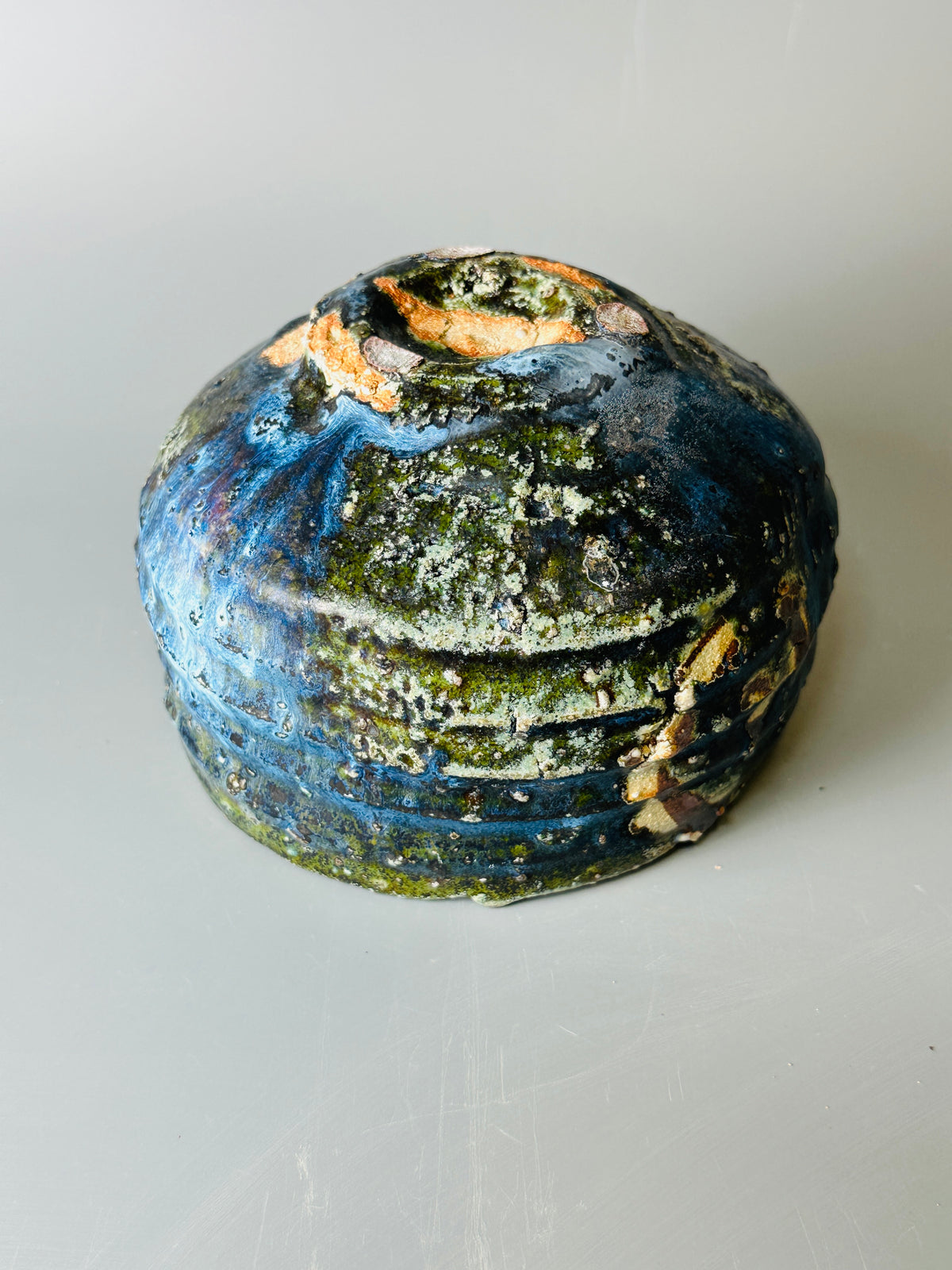 Shiga-oribe teabowl A317