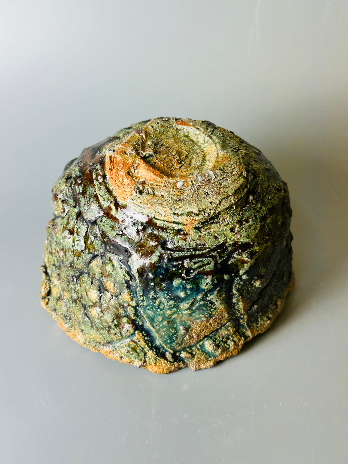 Shiga-oribe teabowl A321