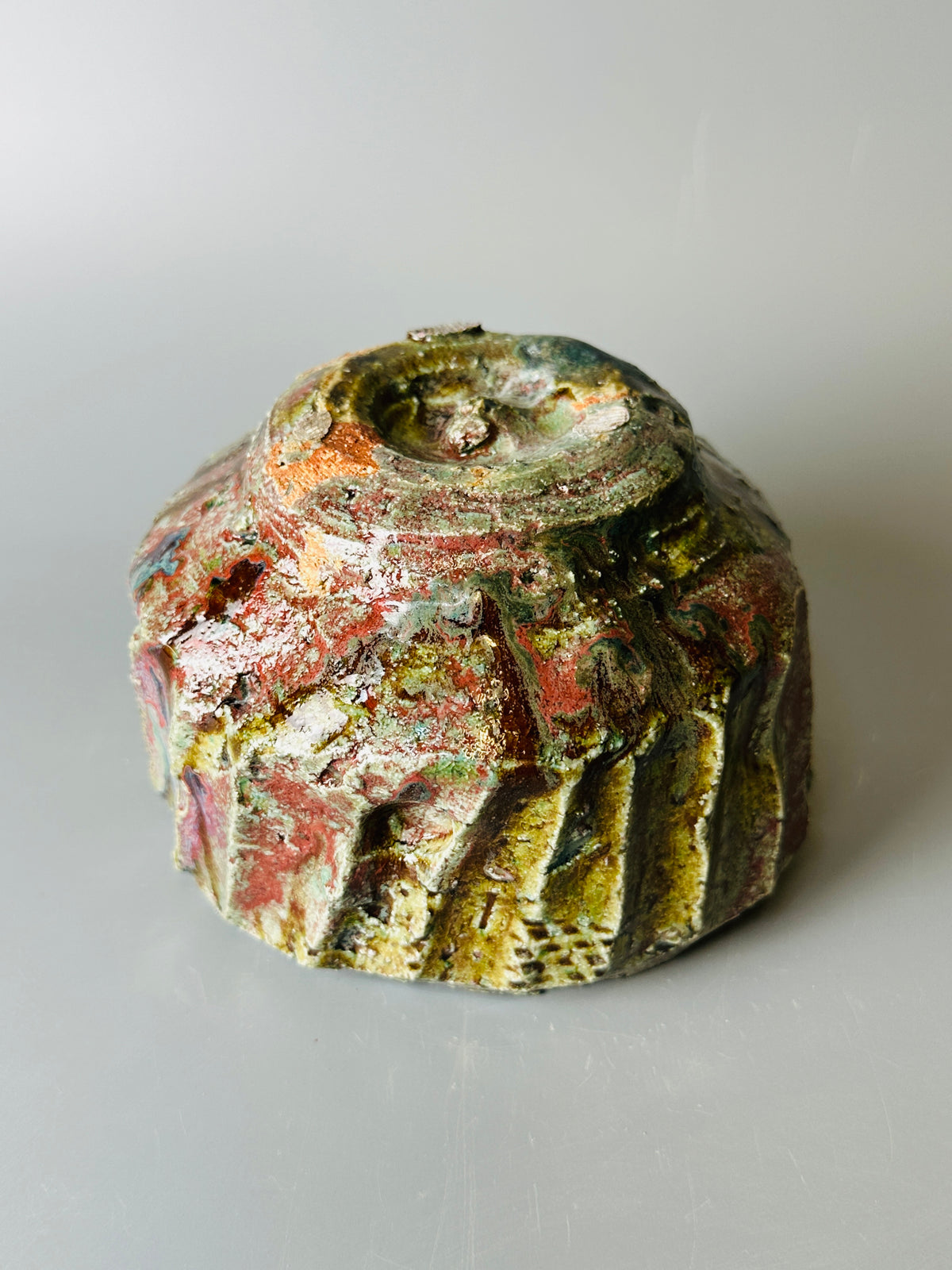 Shiga-oribe teabowl A323