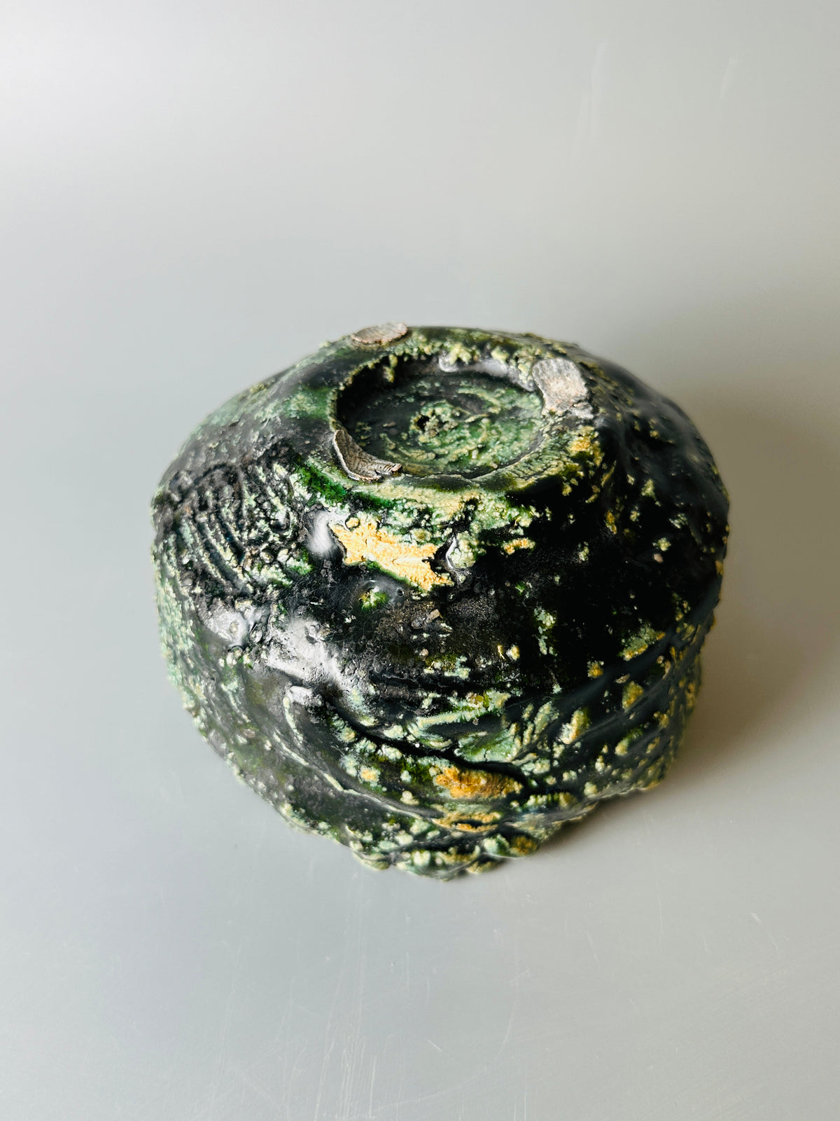Shiga-oribe teabowl A333