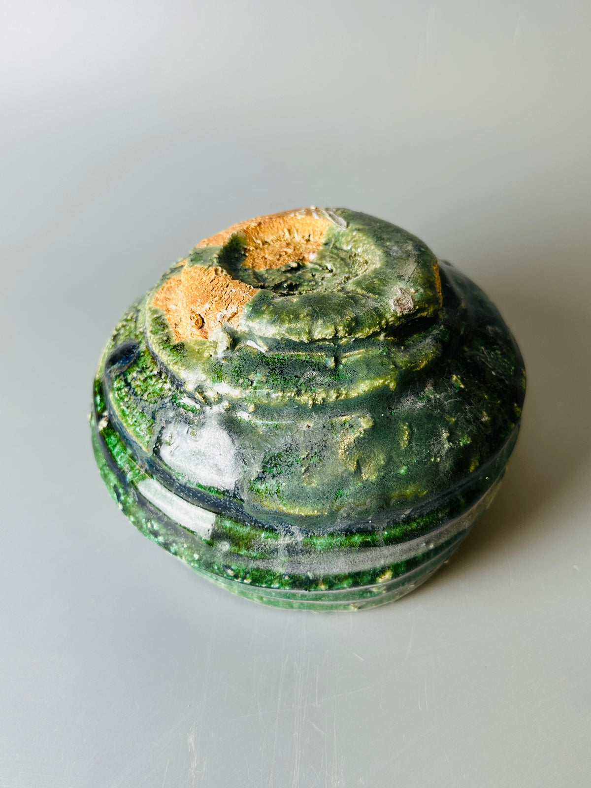 Shiga-oribe teabowl A334
