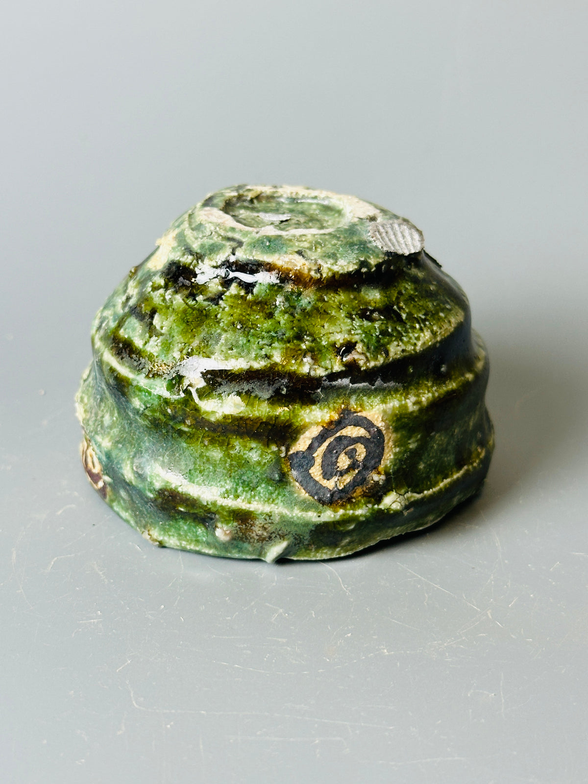 Shiga-oribe guinomi or espresso A396