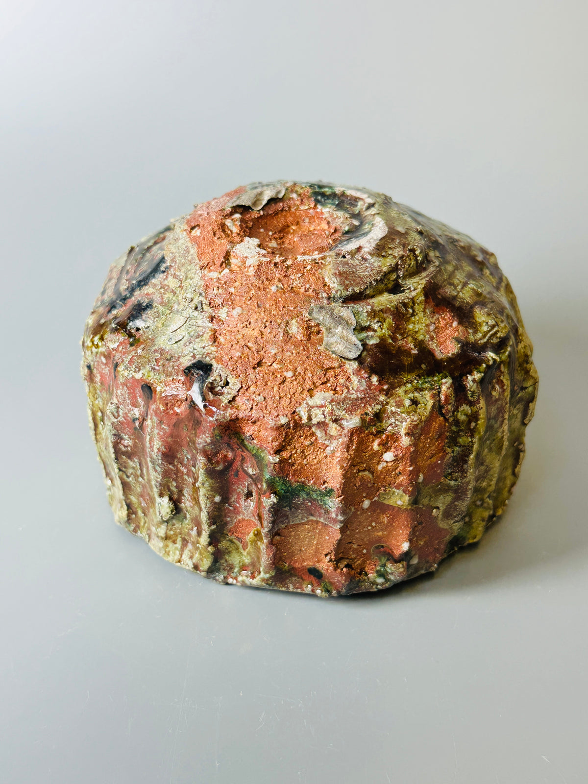 Shiga-oribe teabowl A418