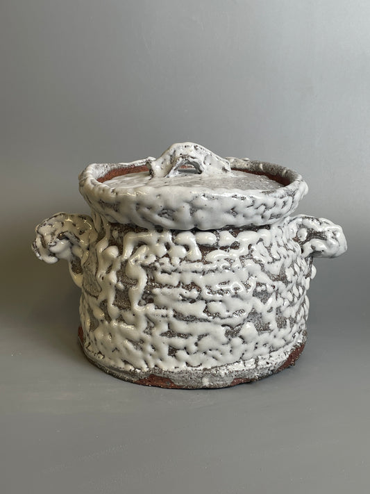 An Oni-Hagi mizusashi or large jar A216