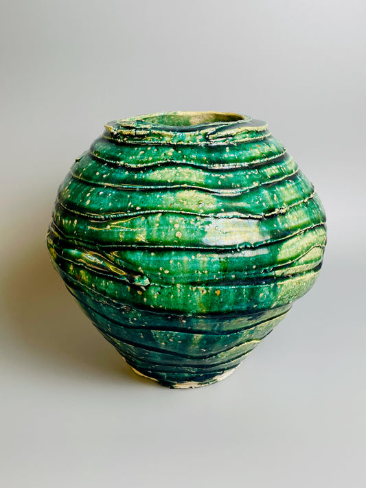 Aaron Angell for Troy Town, an oribe tsubo, feldpathic inclusions A001