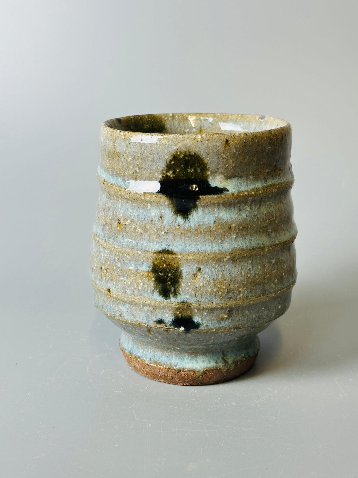Yunomi, ridged, nuka, T1586