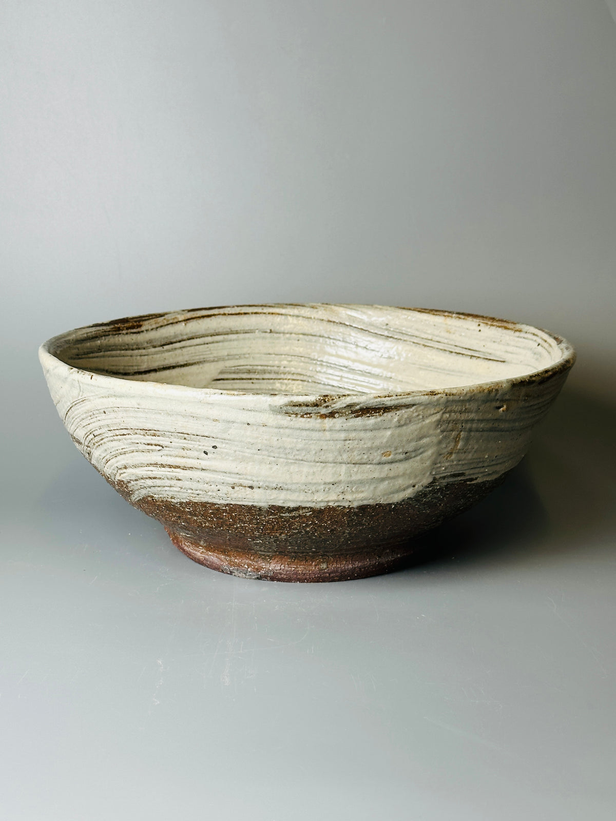 Large bowl, hakeme, ash, T1617