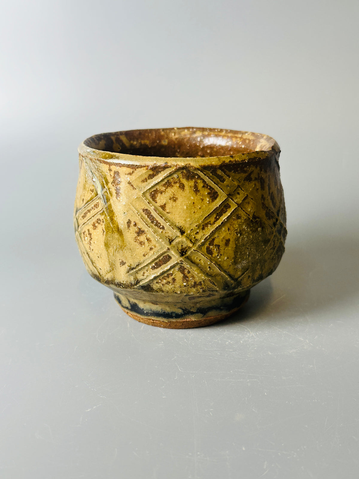 Yunomi, paddled, cherry ash, T1694