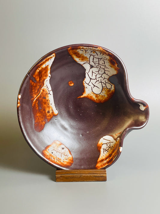 Pouring bowl, shino, T431